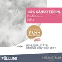 SPESSARTTRAUM Gänsefederkopfkissen Premium | Weiß 3