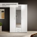 Schlafkontor Kleiderschrank Karl | Weiß 3