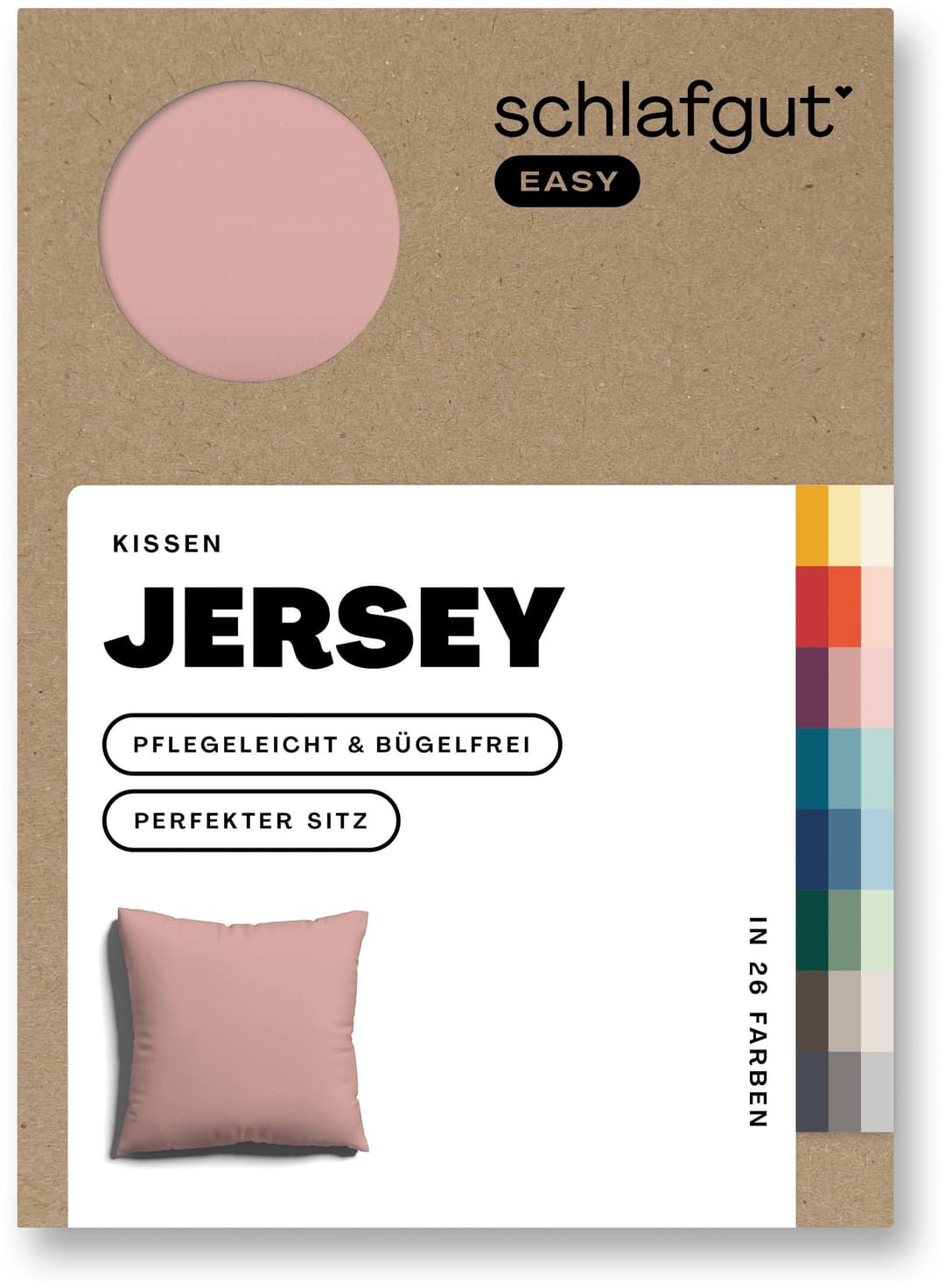 Schlafgut Kissenbezug EASY JERSEY | Lila