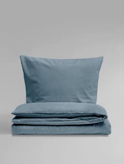 BIERBAUM Bettwäsche Chic Uni | Blau