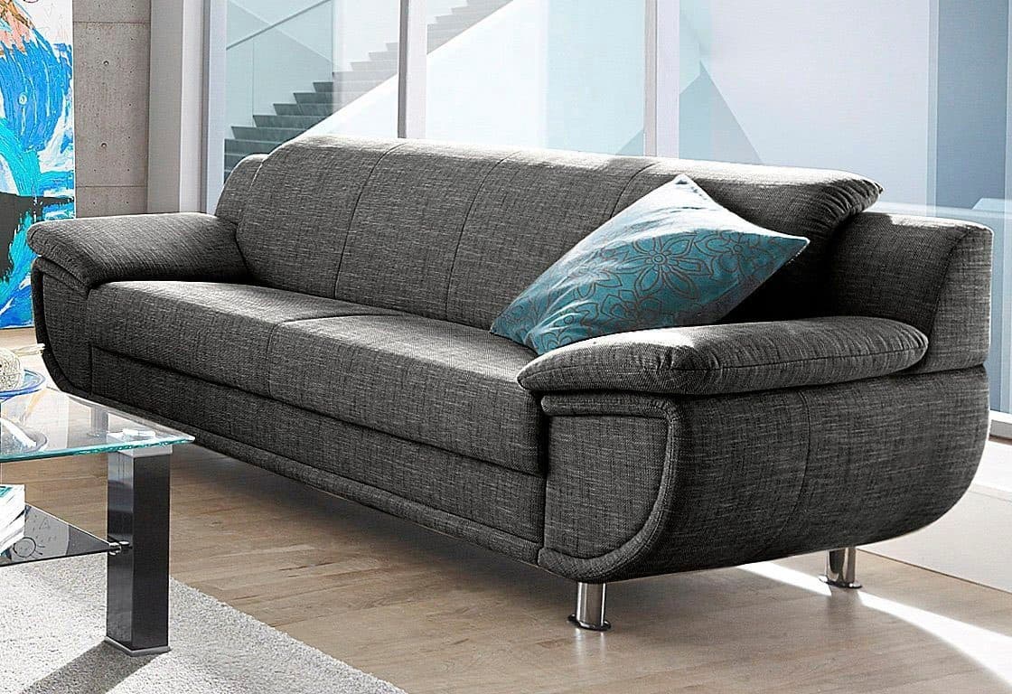 TRENDMANUFAKTUR 3-Sitzer Rondo | Grau