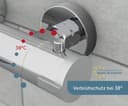 Schütte London Thermostat Wannenarmatur | Metall 4