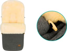 Fillikid Fußsack Bernina Wool | Grau