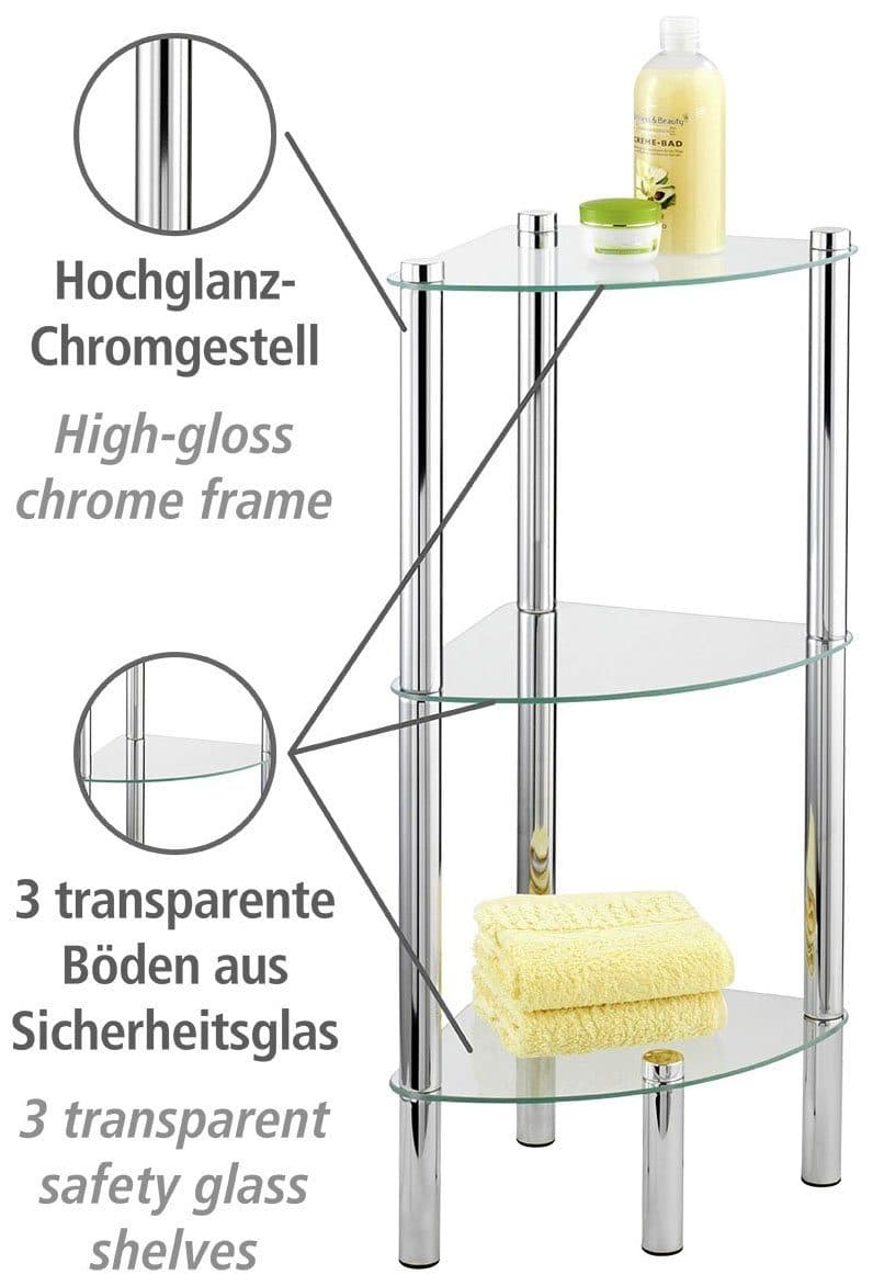 Wenko Eckregal Yago | Silber