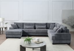 ATLANTIC home collection Wohnlandschaft Miron | Grau
