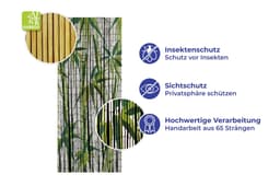 Maximex Türvorhang Modell Bamboo | Grün