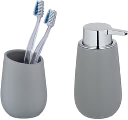 Wenko Badaccessoire-Set Badi | Grau