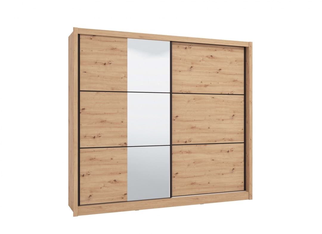 Home affaire Schwebetürenschrank Navara | Holztöne