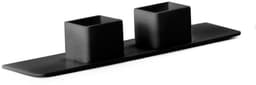 SN DECO GROUP Gardinenschiene Vorhangschiene SH (2) | Schwarz