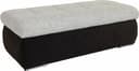 DOMO collection Polsterhocker Moric | Schwarz 3