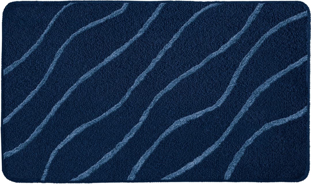 Kleine Wolke Badematte Tram | Blau
