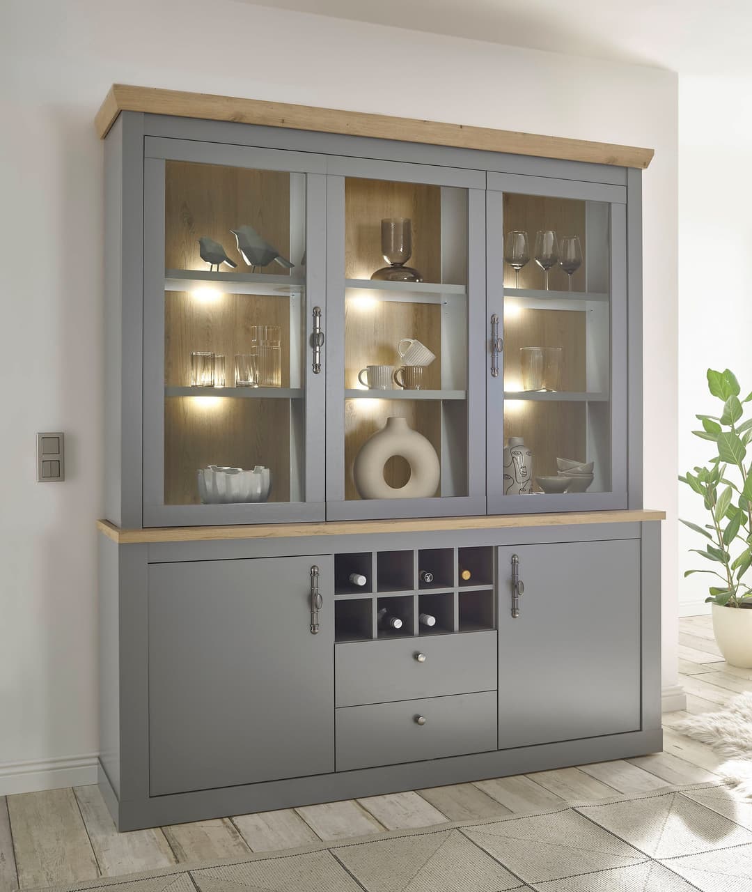 Home affaire Buffet CHAMBORD | Grau