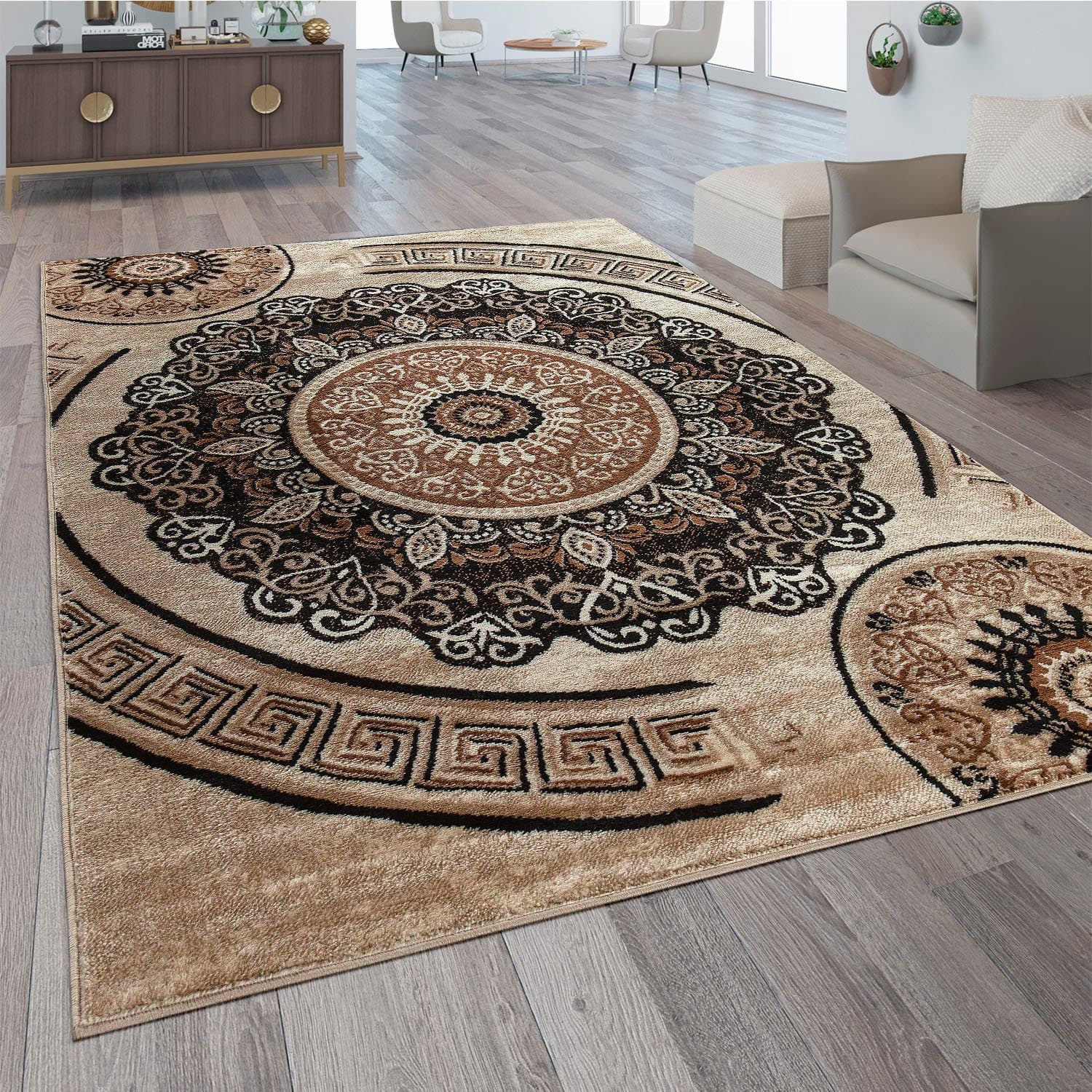 Paco Home Teppich Sinai 077 | Braun