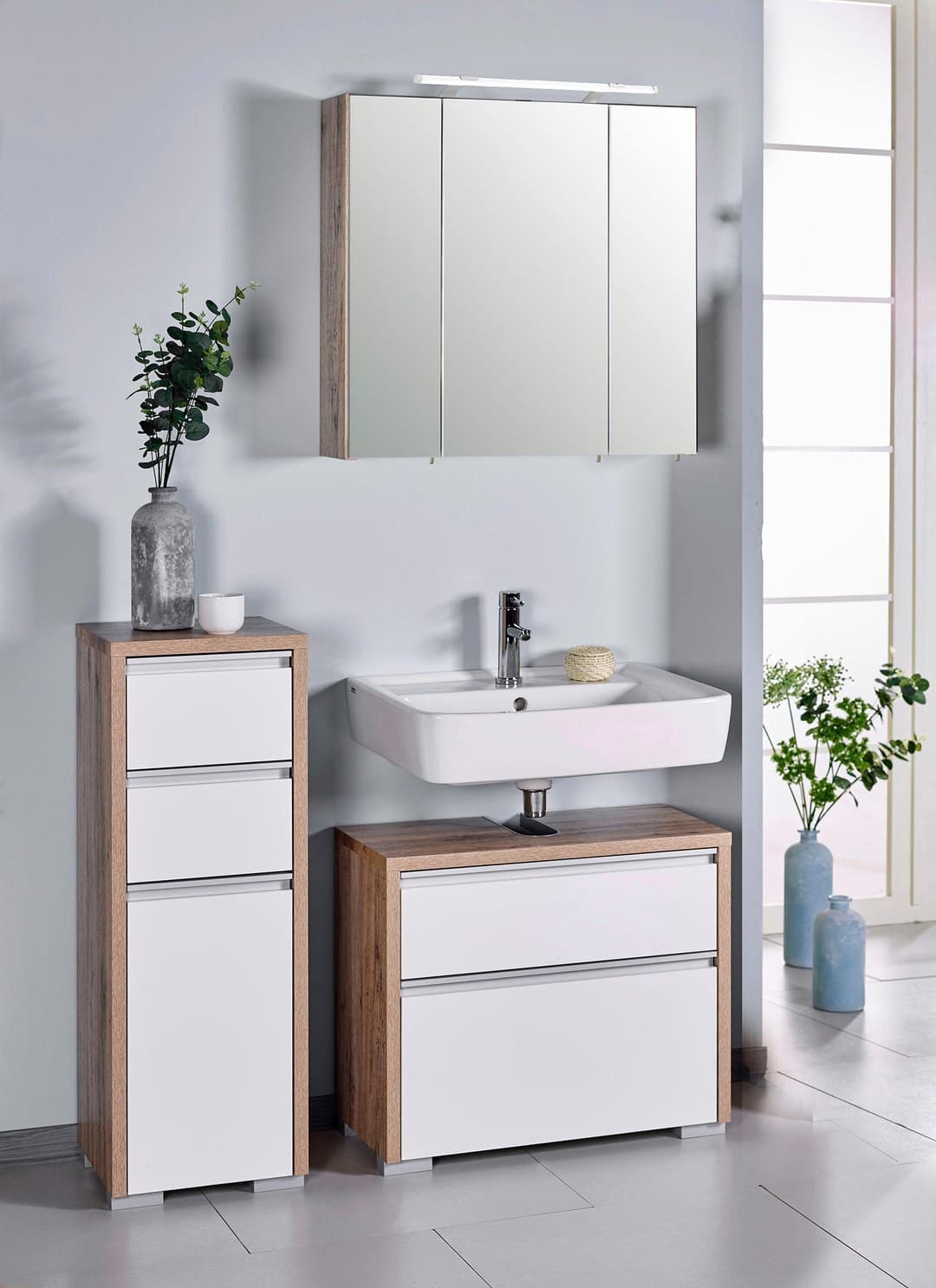 Schildmeyer Waschbeckenunterschrank Bello Breite 67 cm | Holztöne