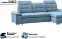 WERK2 Ecksofa Carmen | Grau 3