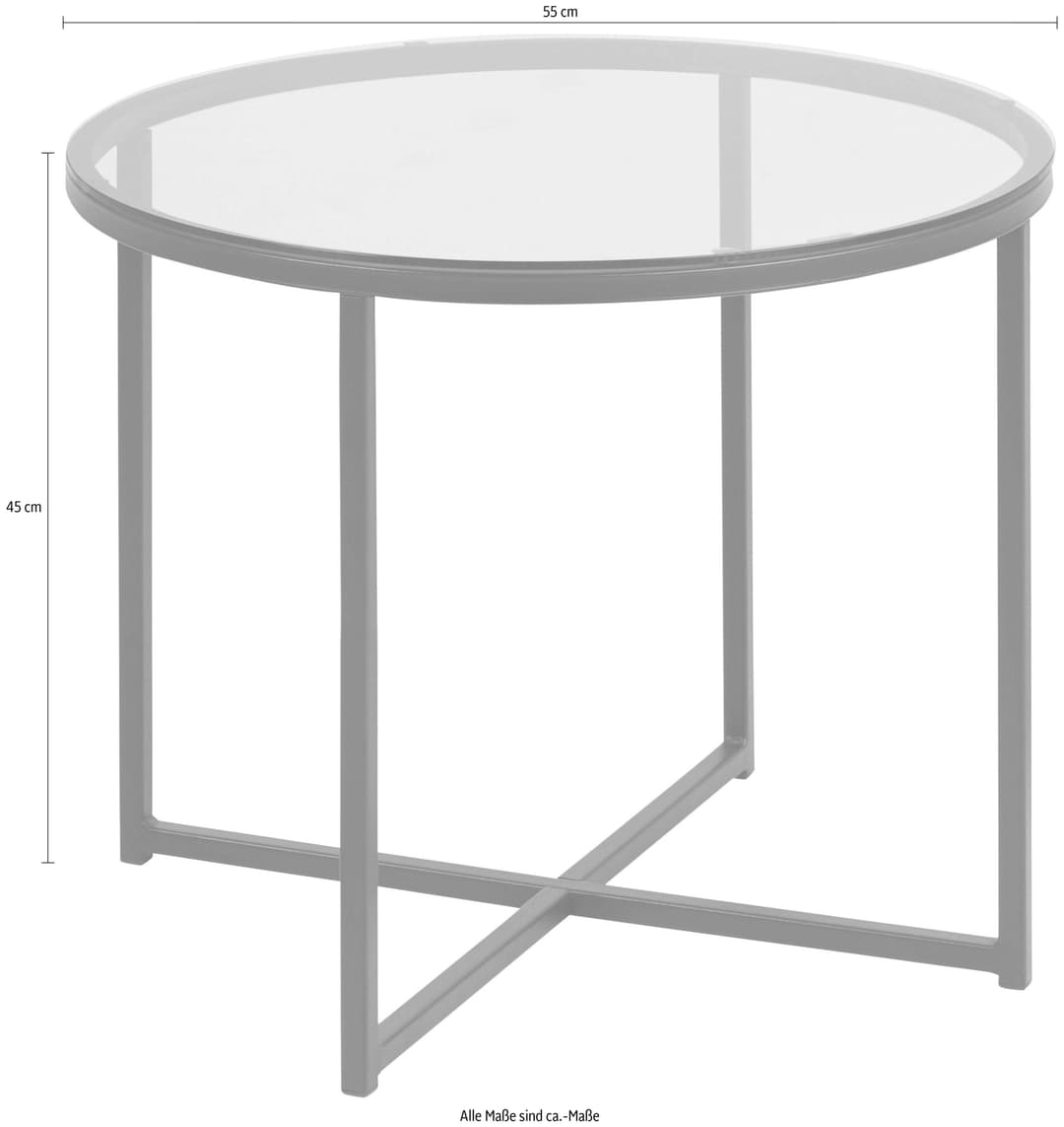 ACTONA GROUP Couchtisch Conrad | Schwarz