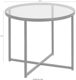 ACTONA GROUP Couchtisch Conrad | Schwarz