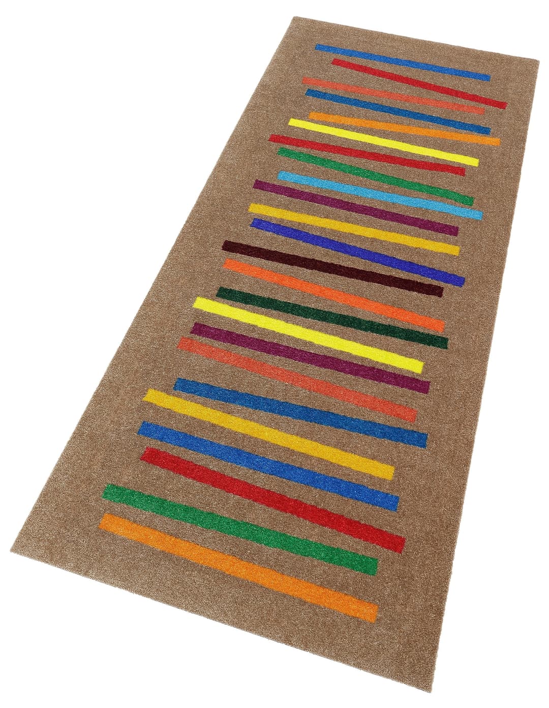 wash+dry by Kleen-Tex Läufer Mixed Stripes | Mehrfarbig