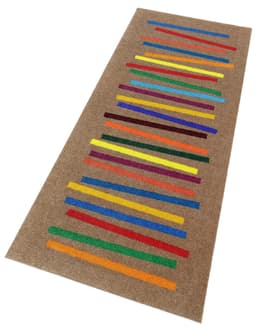 wash+dry by Kleen-Tex Läufer Mixed Stripes | Mehrfarbig