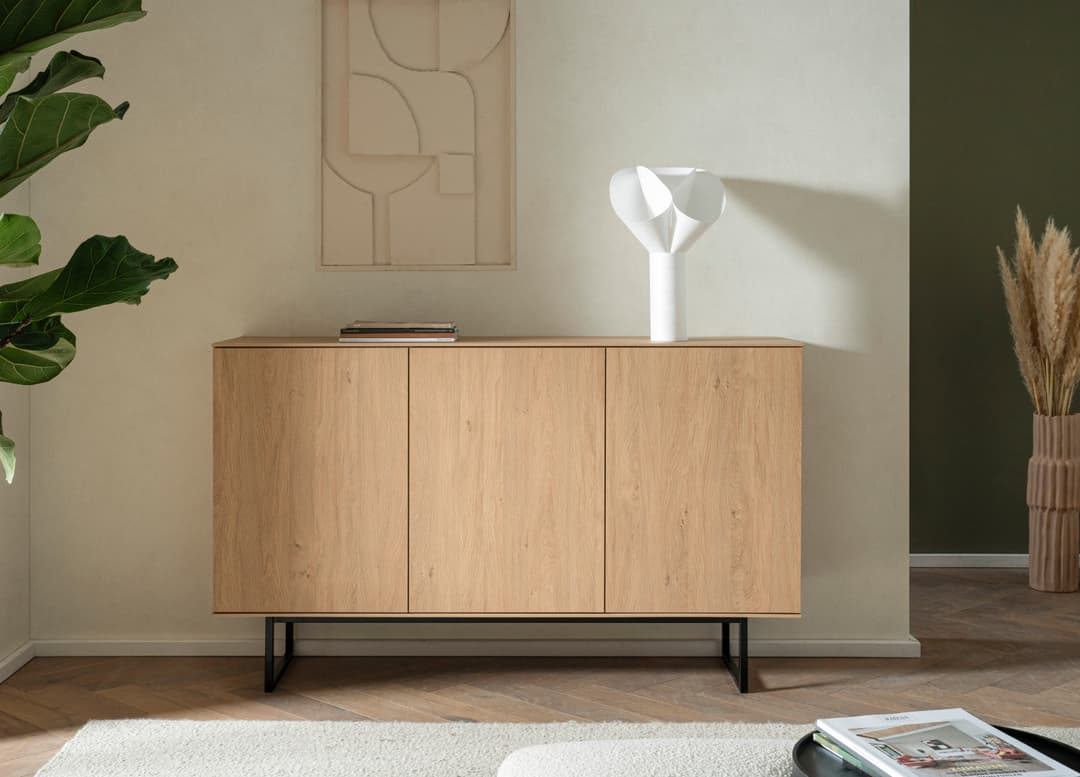 Home affaire Sideboard Lund | Schwarz