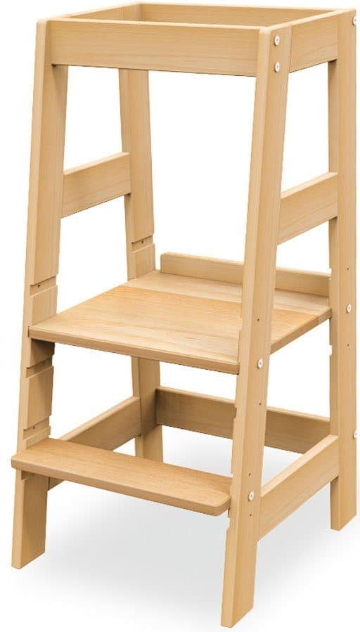 Pinolino® Stehhilfe Lernturm Fino | Holztöne