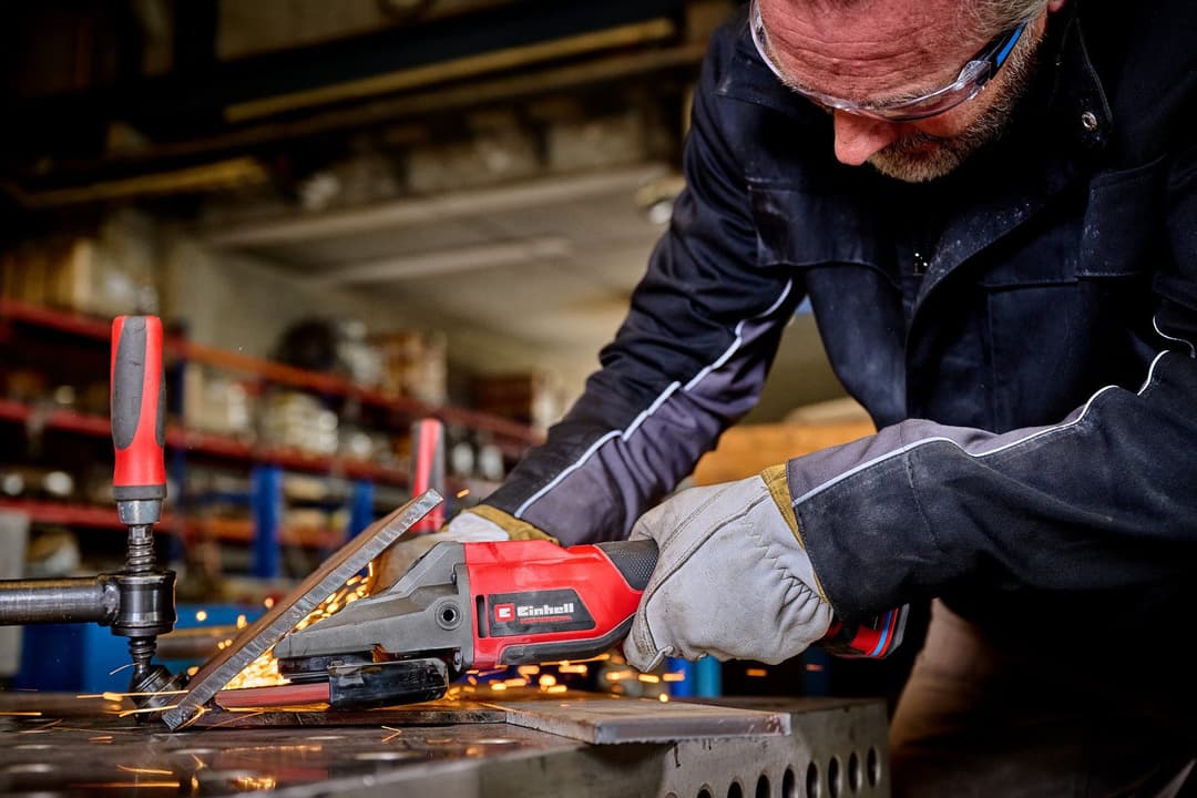 Einhell Akku-Winkelschleifer TP-AG 18/125 F Li BL-Solo | Rot