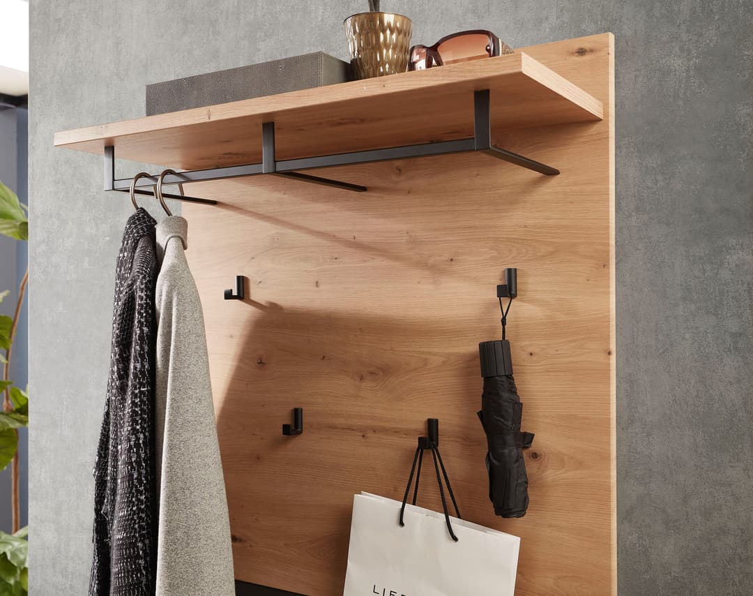 Innostyle Garderobenpaneel Memphis | Holztöne
