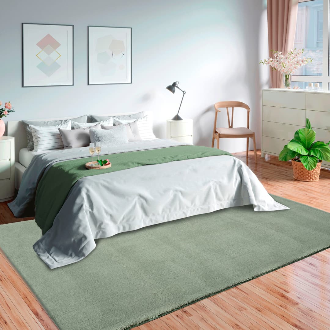 merinos Teppich Loft 37 | Grün