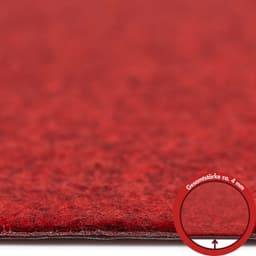 Andiamo Teppichfliese Skandi | Rot
