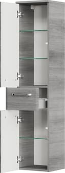 Saphir Quickset 328 Midischrank | Grau 5