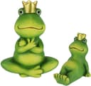 I.GE.A. Dekofigur Froschkönig (2 St) | Grün