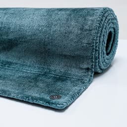 TOM TAILOR HOME Teppich Shine uni | Blau