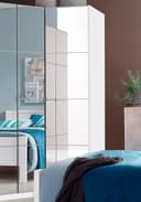 priess Kleiderschrank Malaga mit Spiegelfront | Weiß 3