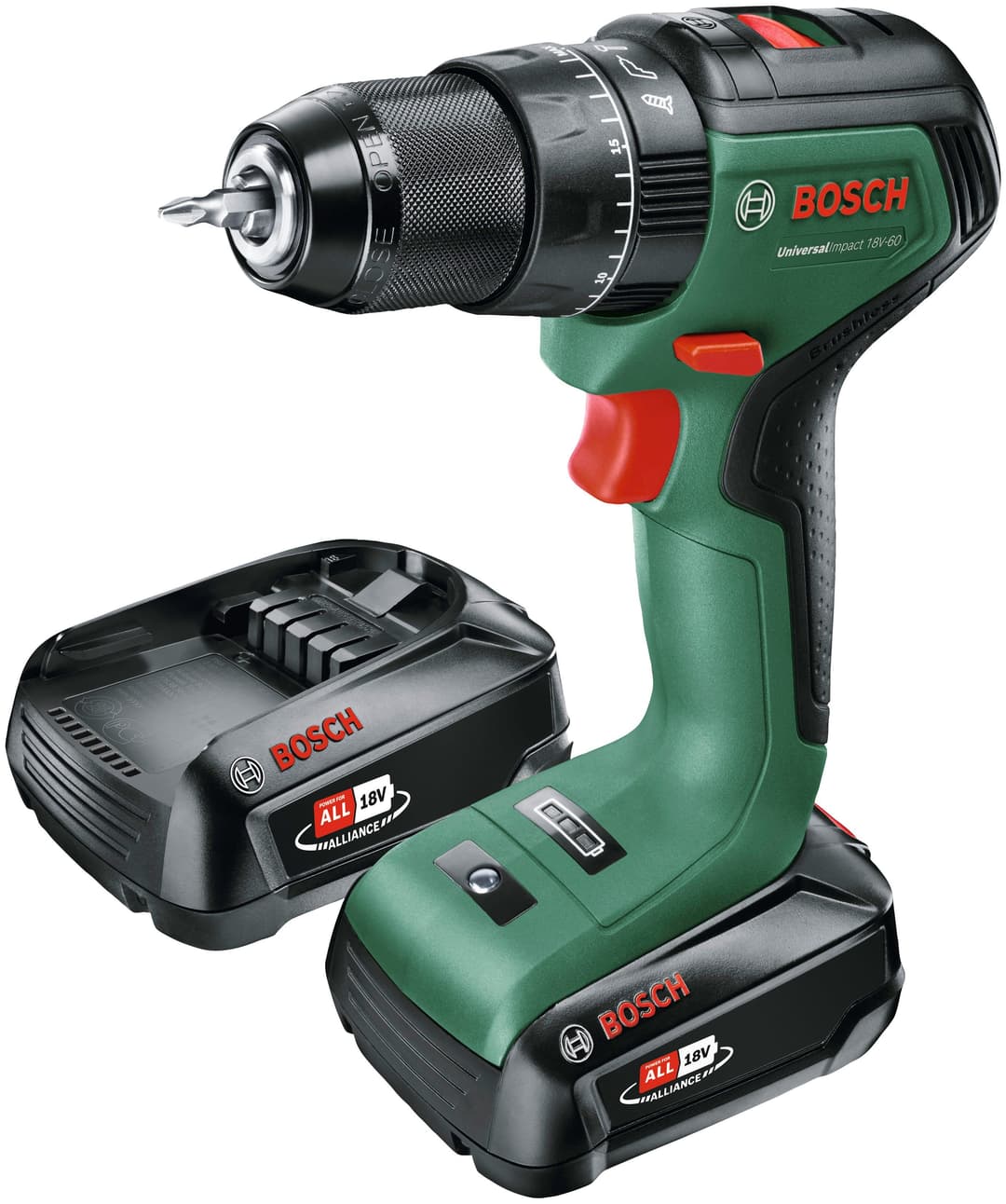 Bosch Home & Garden UniversalImpact 18V-60 | Grün