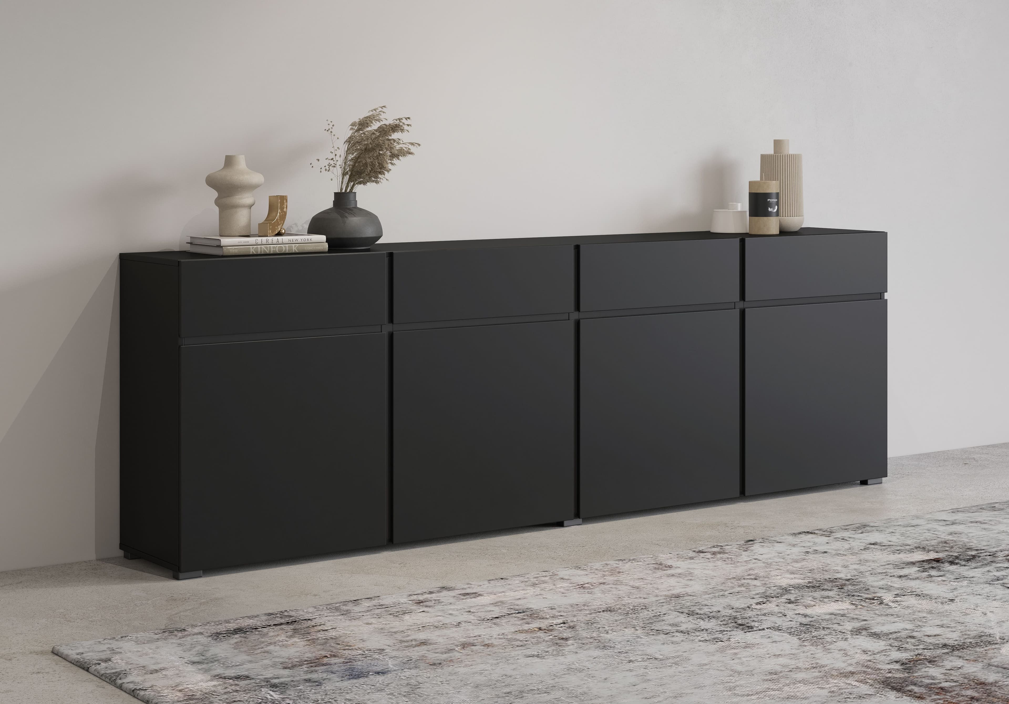 OTTO home Sideboard Cross | Schwarz
