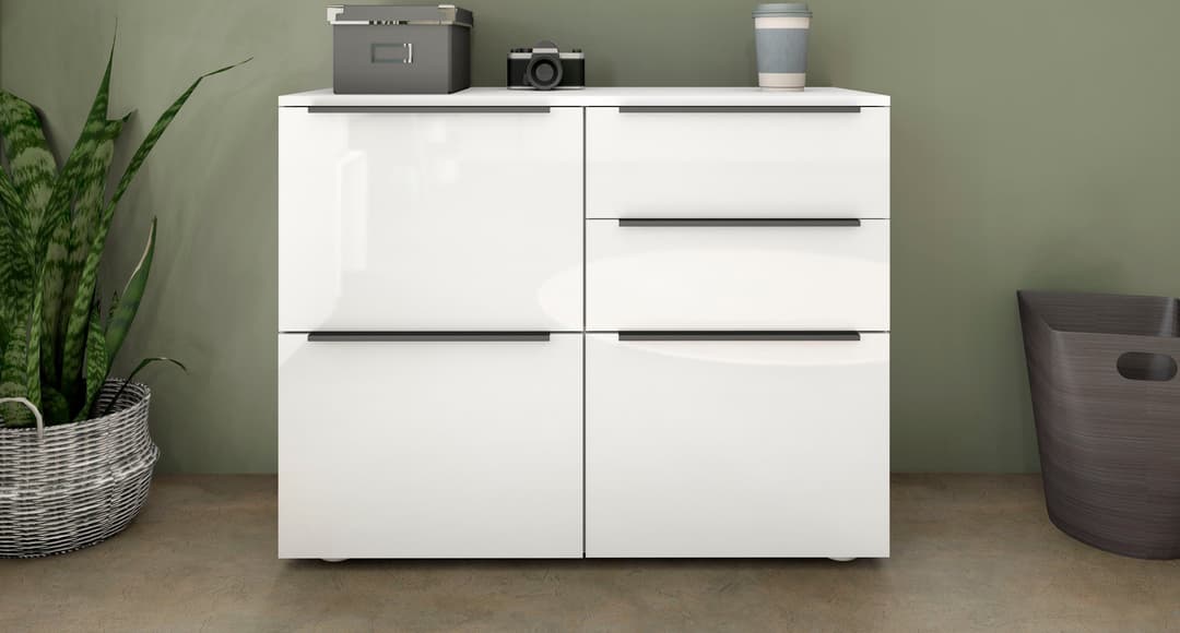borchardt Möbel Aktenschrank Tom | Weiß