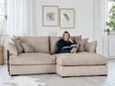 Home affaire Ecksofa Casa XL L-Form | Beige
