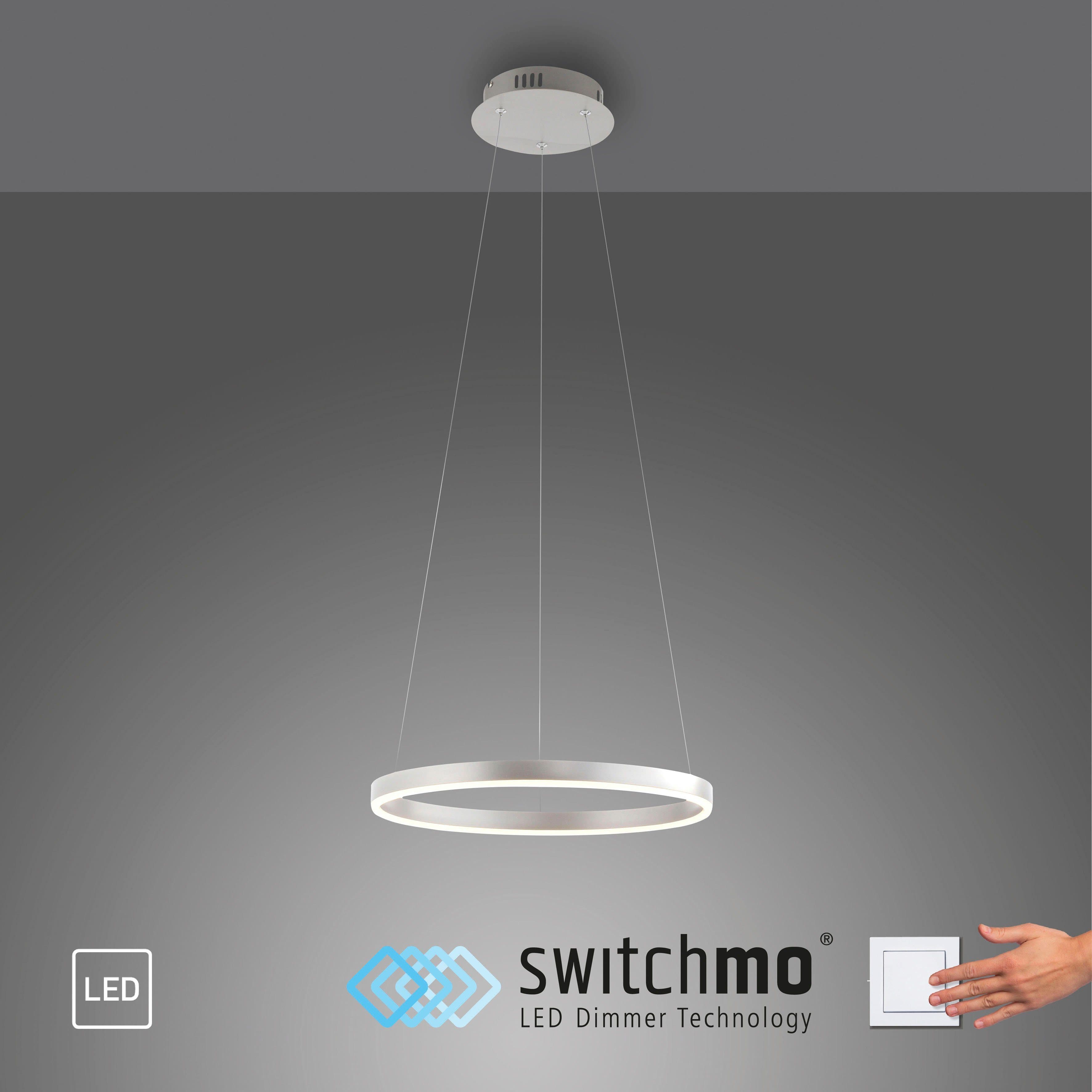JUST LIGHT Pendelleuchte RITUS | Silber