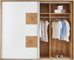 Schlafkontor Schwebetürenschrank Capri | Holztöne