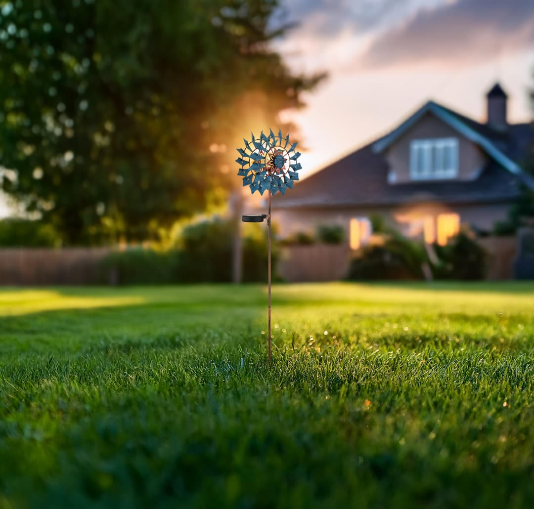 GLOBO LIGHTING LED Solarleuchte | Gold