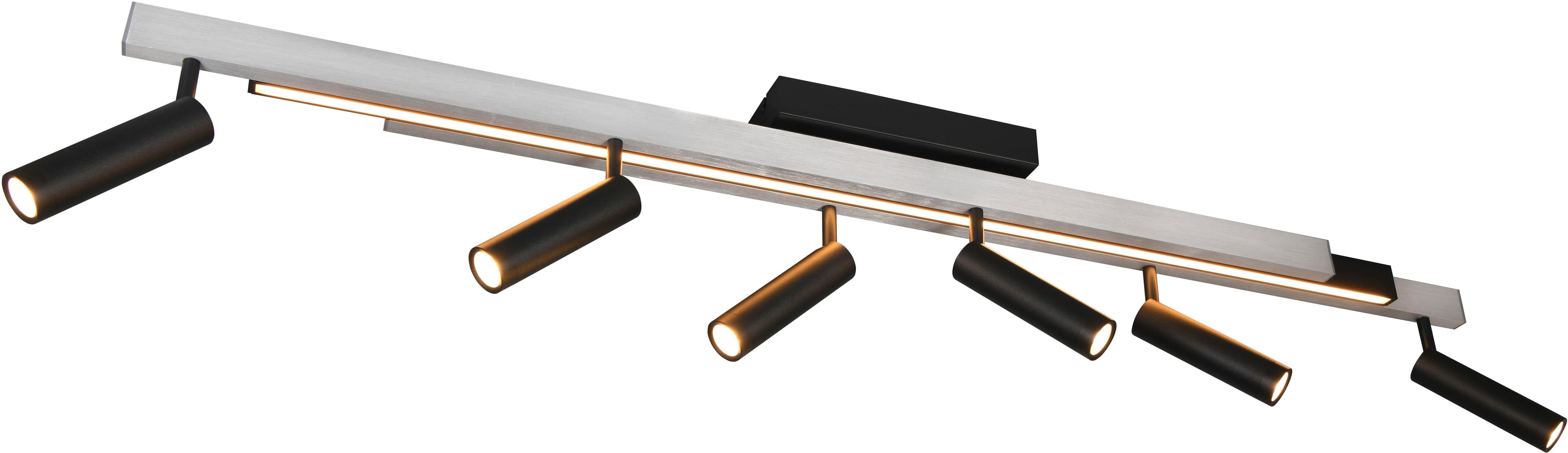 TRIO Leuchten LED Deckenleuchte ZENO | Schwarz