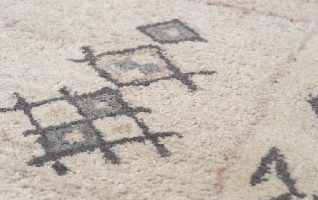 THEKO Royal Berber Wollteppich | Beige
