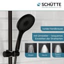 Schütte Brausegarnitur RAVEN | Schwarz 3