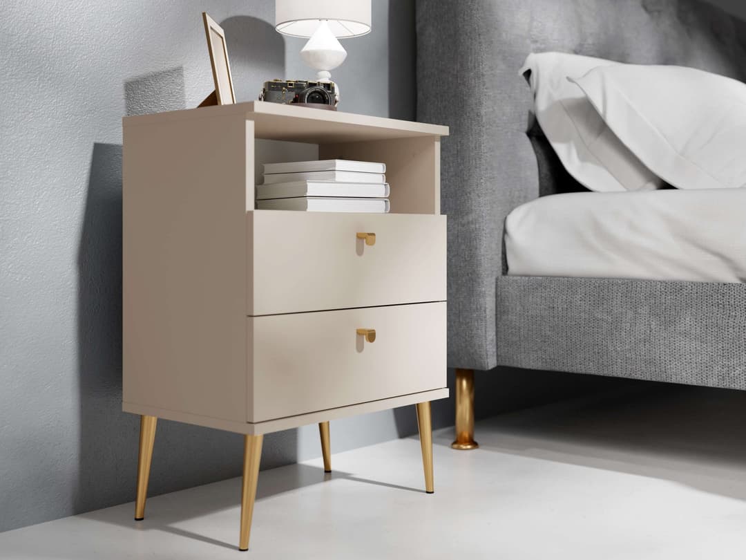 Home affaire Nachttisch Elyria | Beige