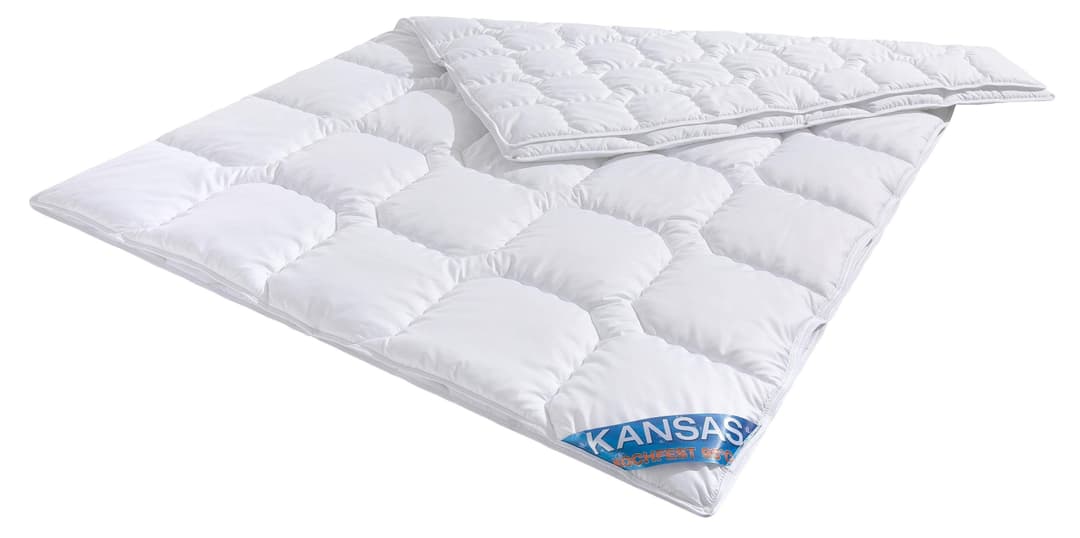 fan Microfaserbettdecke Kansas | Weiß