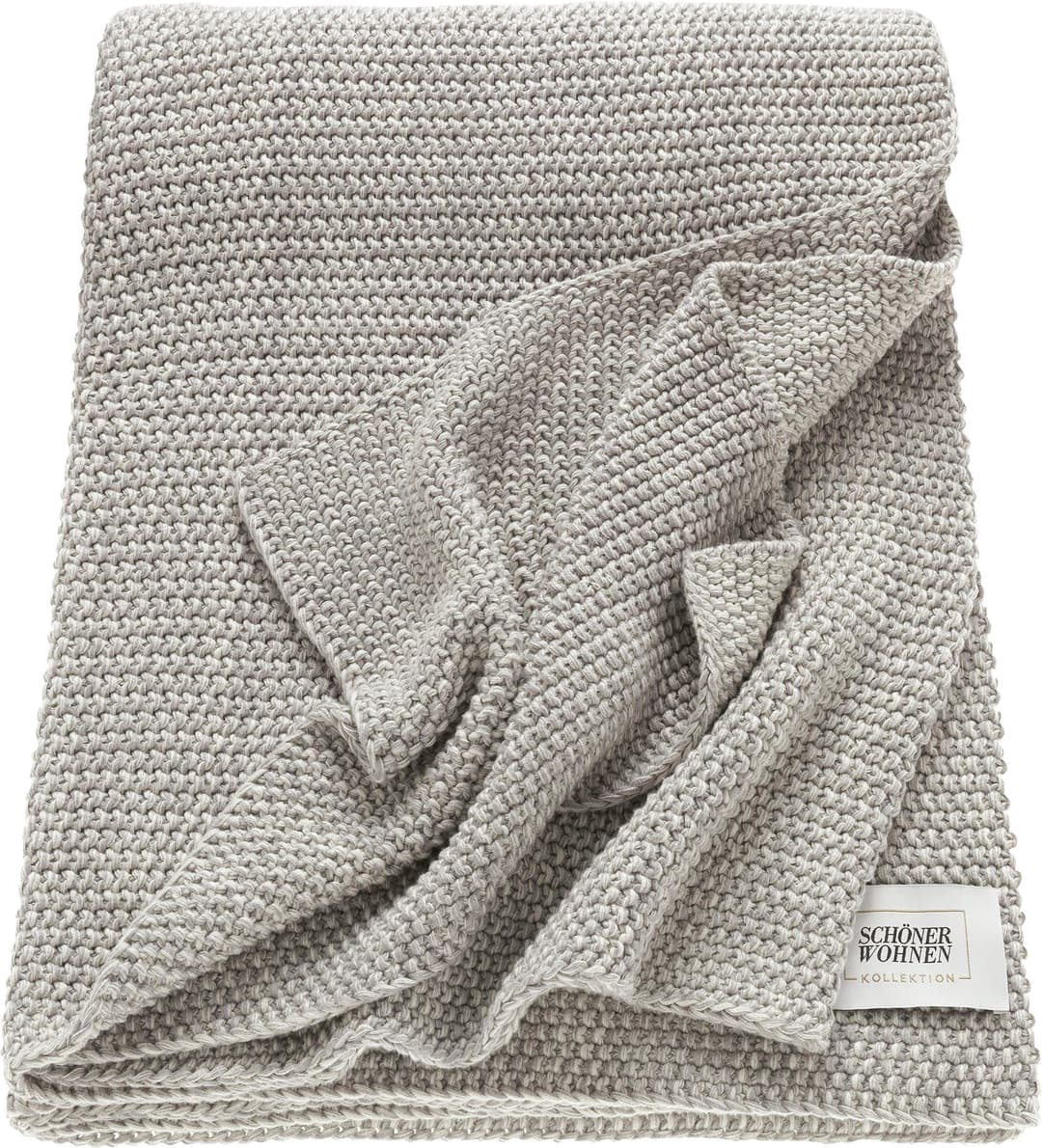 Wohndecke Melange | Grau