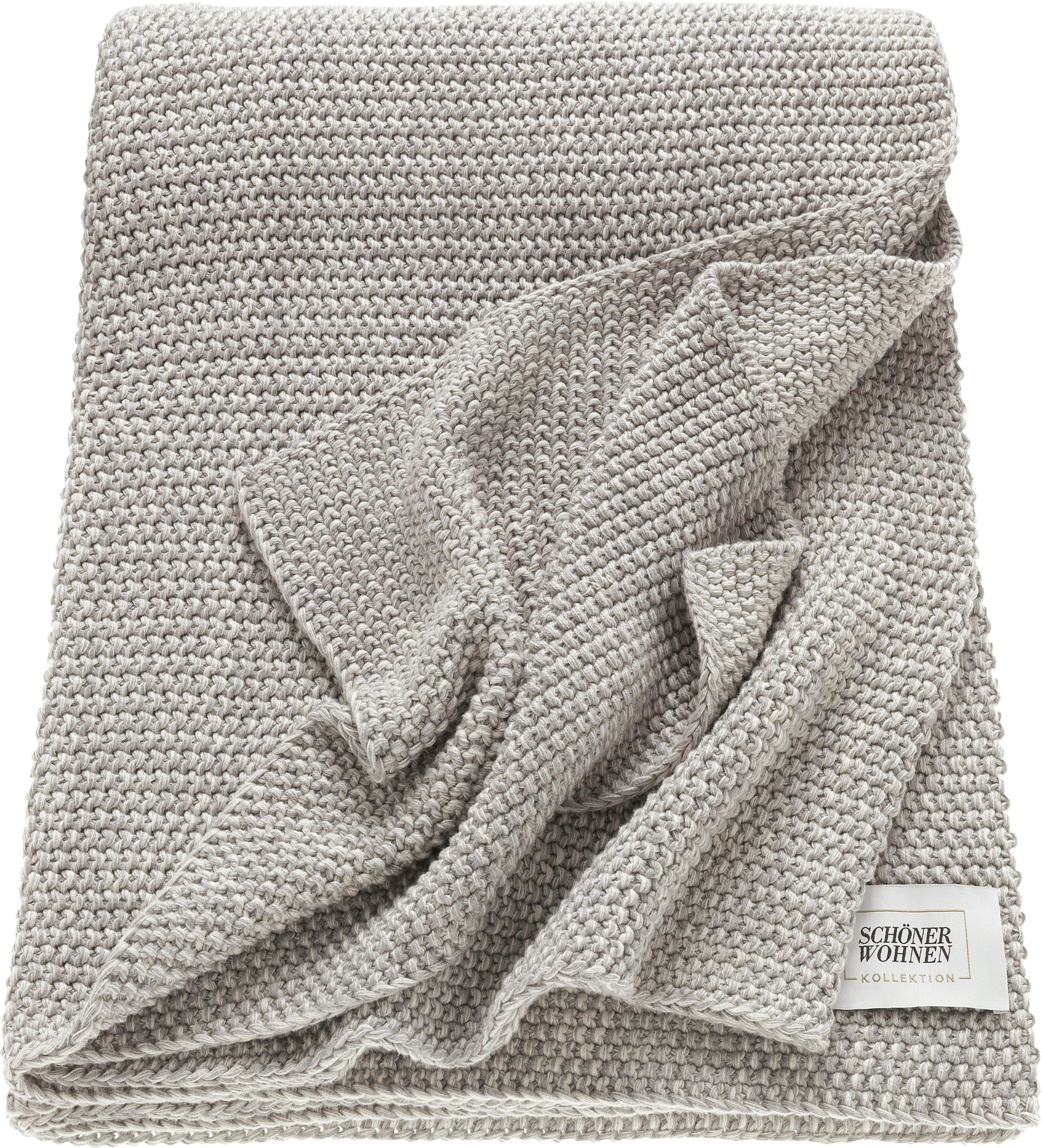 Wohndecke Melange | Grau
