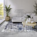 ELLE DECORATION Teppich Malard | Blau 3