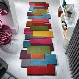 FLAIR RUGS Läufer Abstract Collage | Mehrfarbig