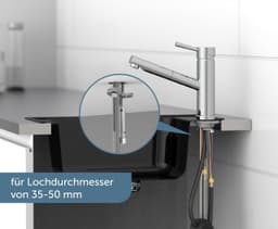 Schütte UNICORN Spültischarmatur | Silber